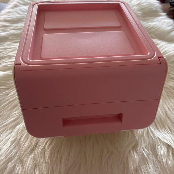 Pink Stackable Storage Box - Home Organization GUC - Picture 2 of 6